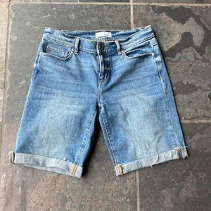 Ann Taylor loft, Jean Bermuda shorts size 2